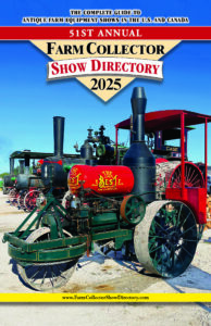 2025 Farm Collector Show Directory Book Cover